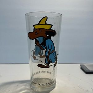 Slow Poke Rodriguez Glass 1973 RARE Looney Tunes